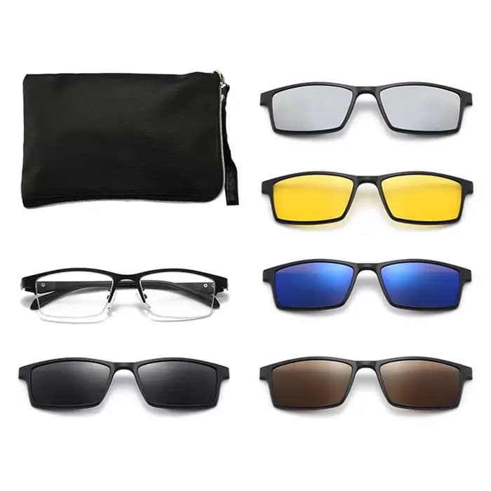 Lunettes de soleil magnétiques à Clip pour hommes