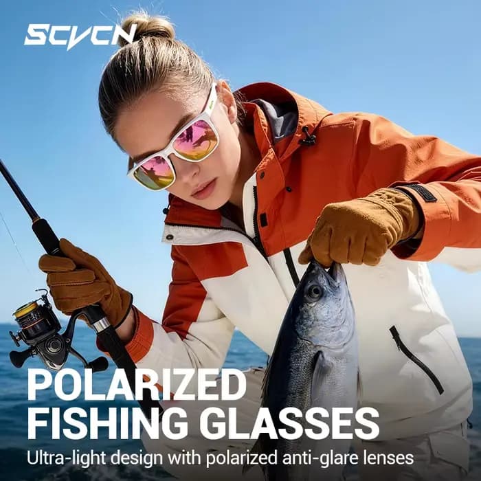 Lunettes de soleil polarisées SCVCN pour la pêche