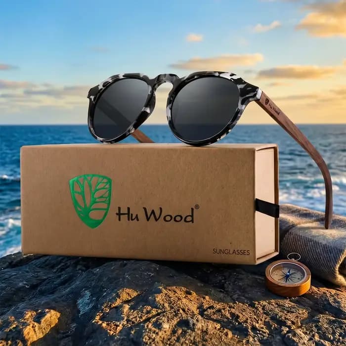 Lunettes de soleil HU WOOD pour hommes et femmes