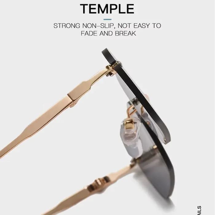 Petites lunettes de soleil Vintage sans bords pour femmes