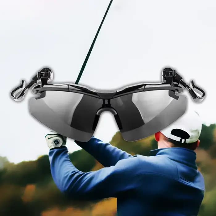Lunettes de soleil réglables avec pince à chapeau