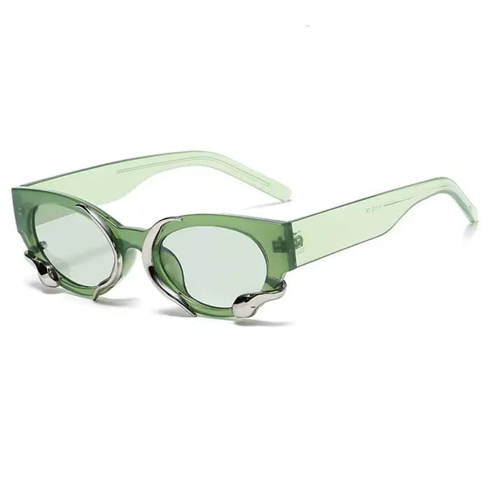 Lunettes de soleil œil de chat vintage pour hommes et femmes, lunettes de soleil de créateur de marque de luxe, lunettes de soleil punk tendance, nuances sexy pour dames, lunettes de salle, UV400