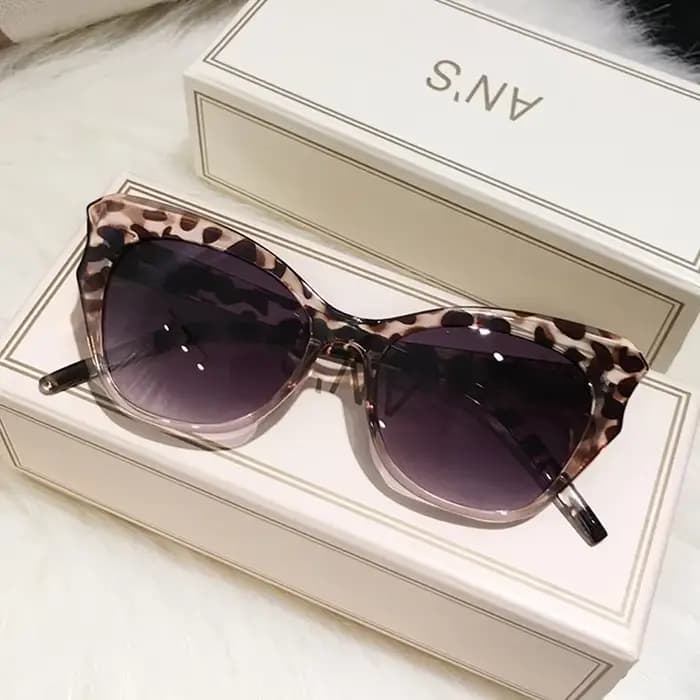 Lunettes de soleil œil de chat vintage pour femmes