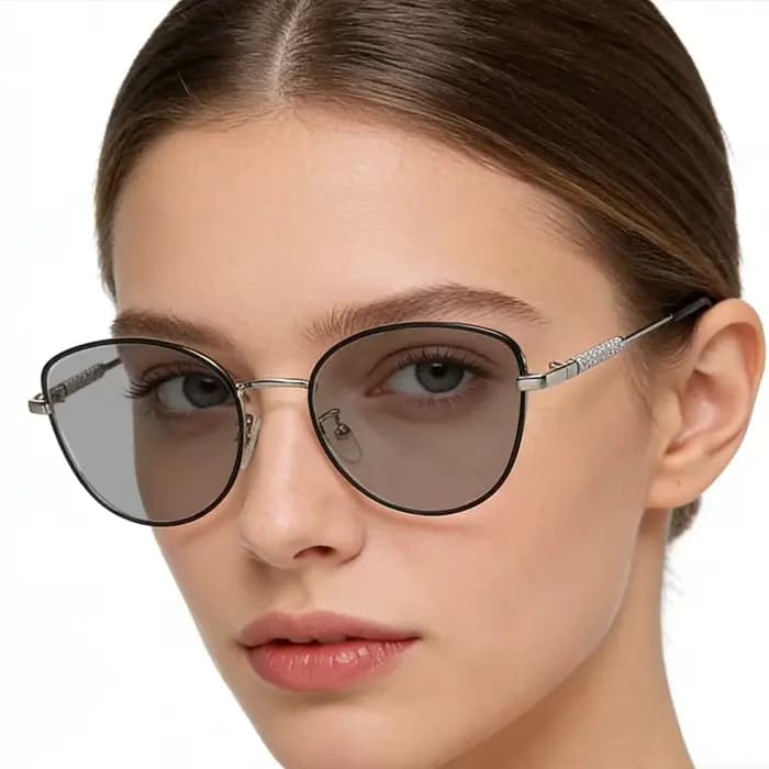 Lunettes de vue photochromiques œil de chat élégantes pour femmes