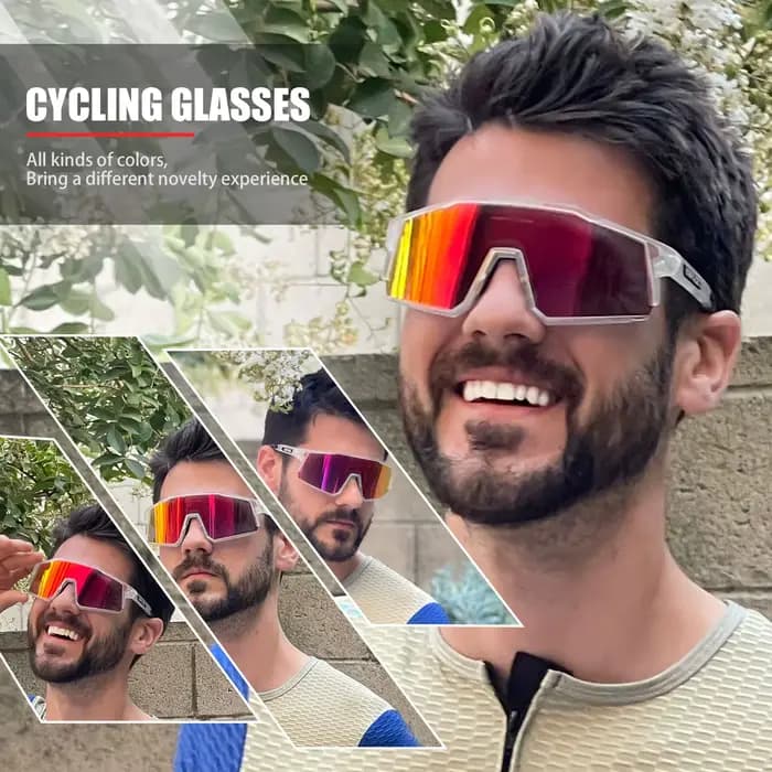 Kapvoe-Lunettes de soleil de cyclisme pour homme