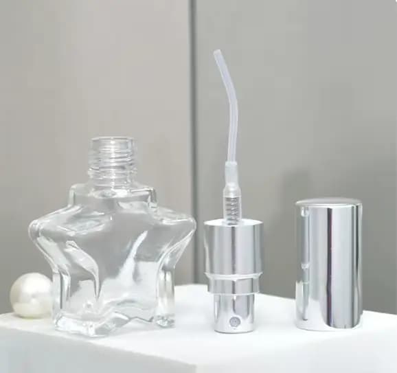 Bouteille de parfum en verre de 8ml, Mini flacon pulvérisateur Transparent et Portable, bouteille de distribution d'échantillon cosmétique, bouteilles vides rechargeables