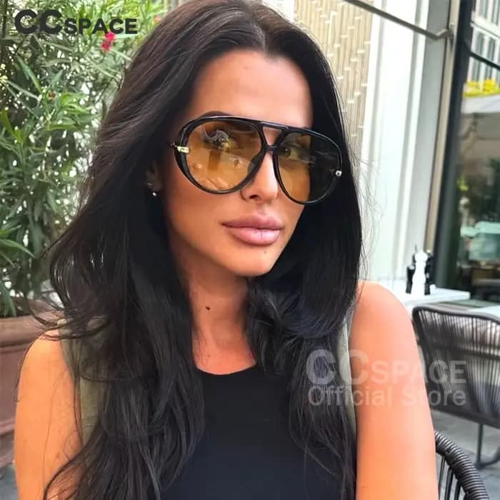 Lunettes de soleil surdimensionnées à la mode pour femmes