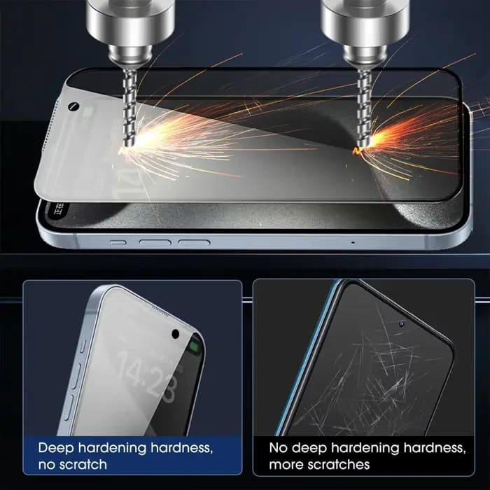 Verre trempé Anti-espion pour IPhone 17/17 Pro Max/17Air/17Pro, protecteur d'écran, installation facile, Kit d'alignement automatique sans poussière