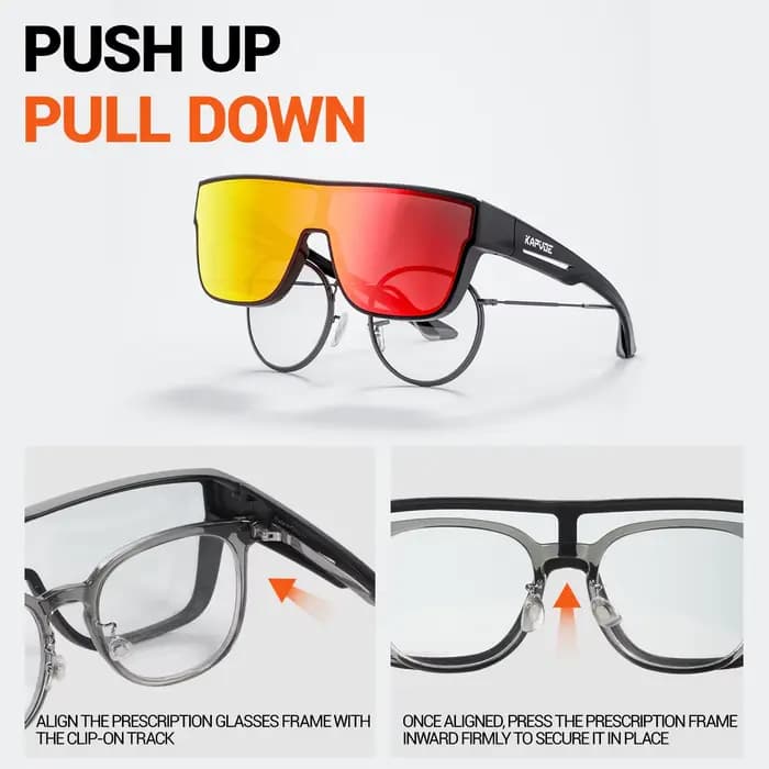 Lunettes de soleil KAPVOE à porter par-dessus des lunettes de vue
