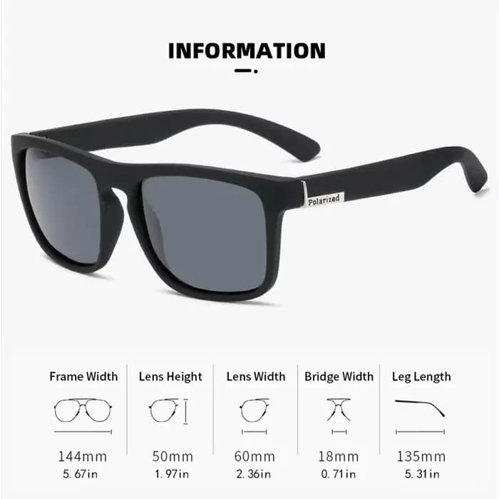 Lunettes de soleil polarisées vintage tendance