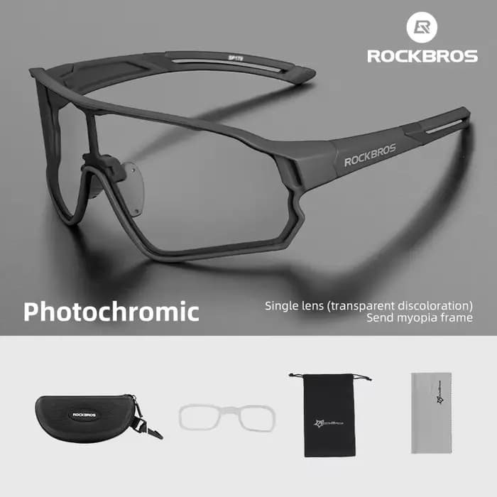 ROCKBROS lunettes de cyclisme photochromiques vtt