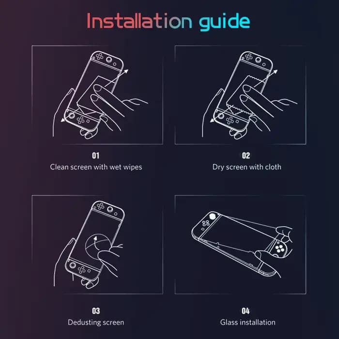 Nouveau verre trempé de protection pour nintendo Switch Lite Film de protection d'écran pour Nintendos Switch NS OLED accessoires en verre