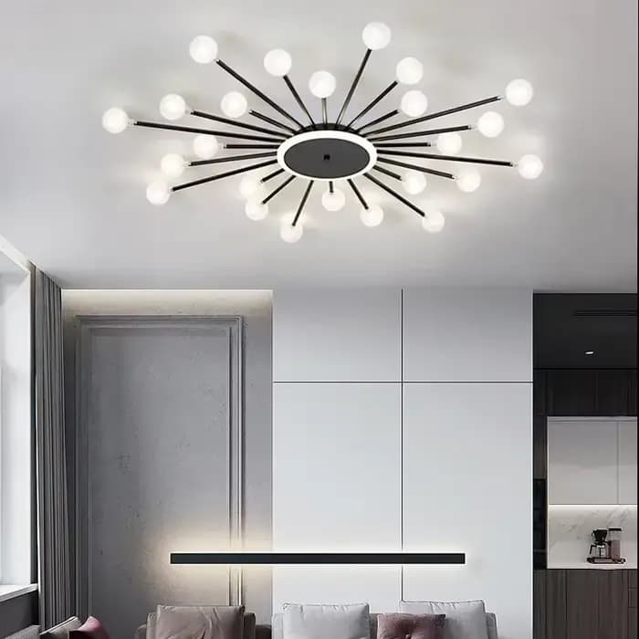 Lustres en verre modernes pour salon lustre créatif chambre cuisine LED lumières éclairage intérieur décoration luminaires lampe