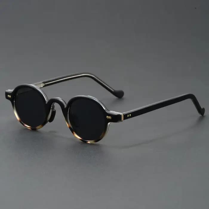 Lunettes de soleil rondes Vintage Orange pour femmes et hommes