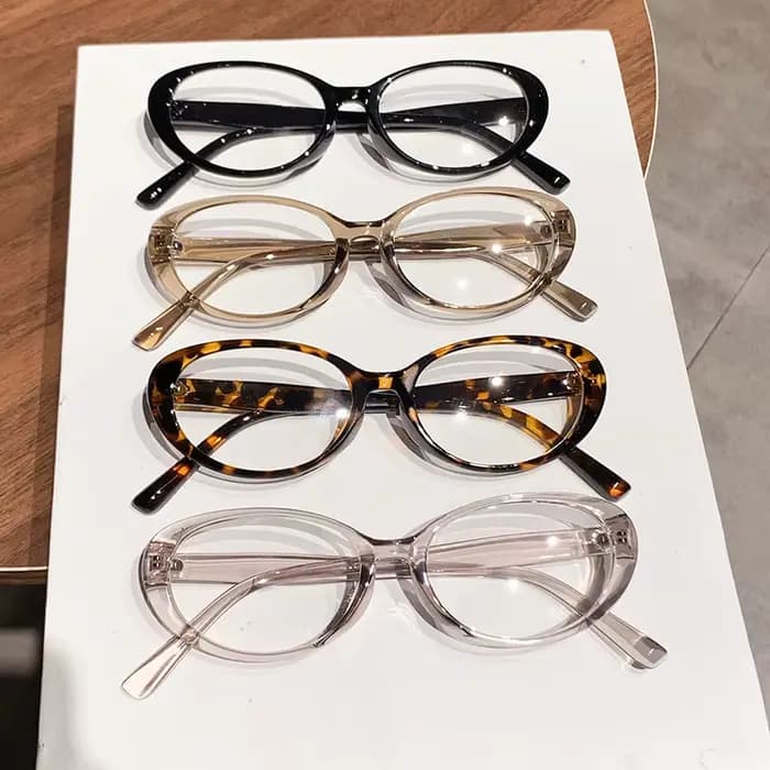 Lunettes de myopie photochromiques à monture ovale extrêmement Simple
