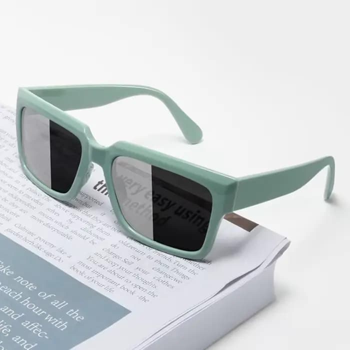 Petites lunettes de soleil encadrées pour hommes et femmes carré personnalité