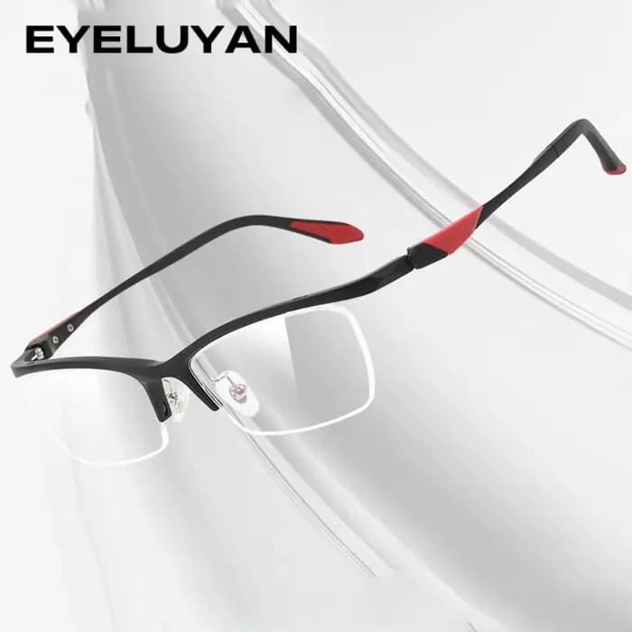 EYELUYAN Lunettes de vue de style sportif à demi-cercle de haute qualité