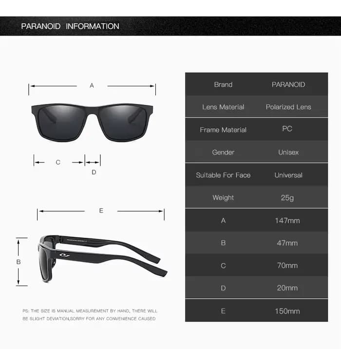 Lunettes de soleil vintage polarisées pour hommes