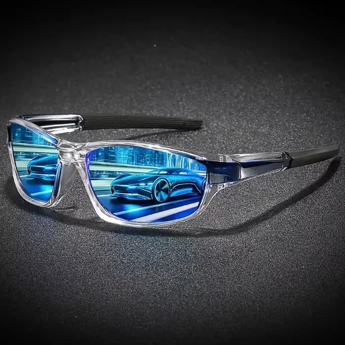 Lunettes de soleil polarisées de mode sportive pour le cyclisme – Cadre PC durable et lentille TAC