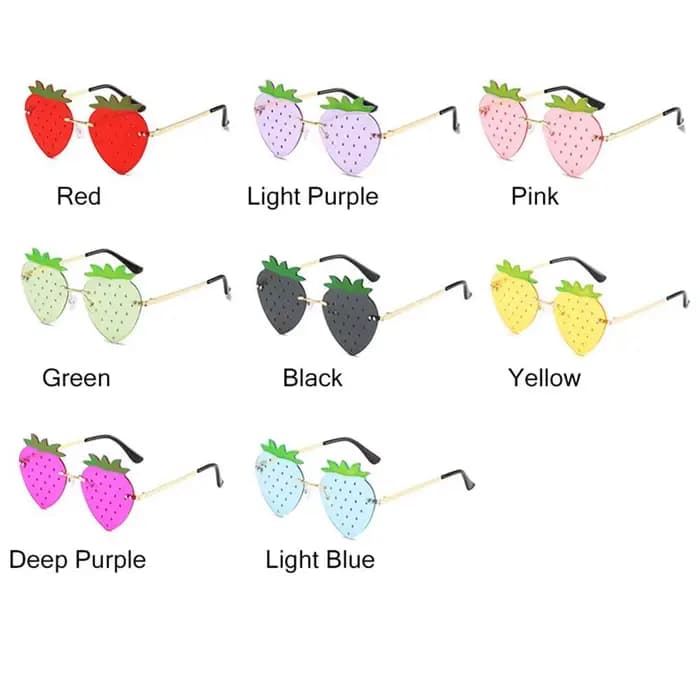 Lunettes de soleil sans monture en forme de ChimHarvey