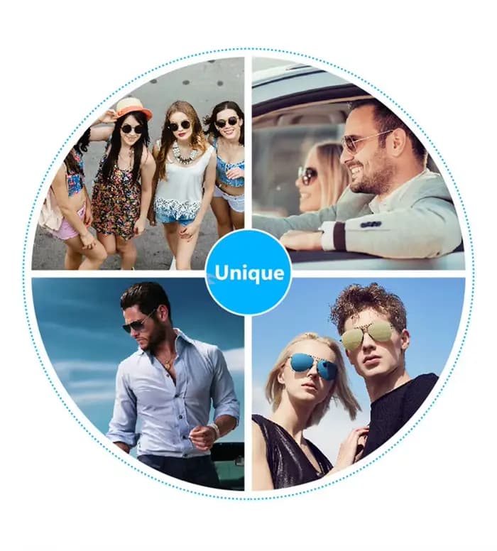 Lunettes de soleil optiques polarisées