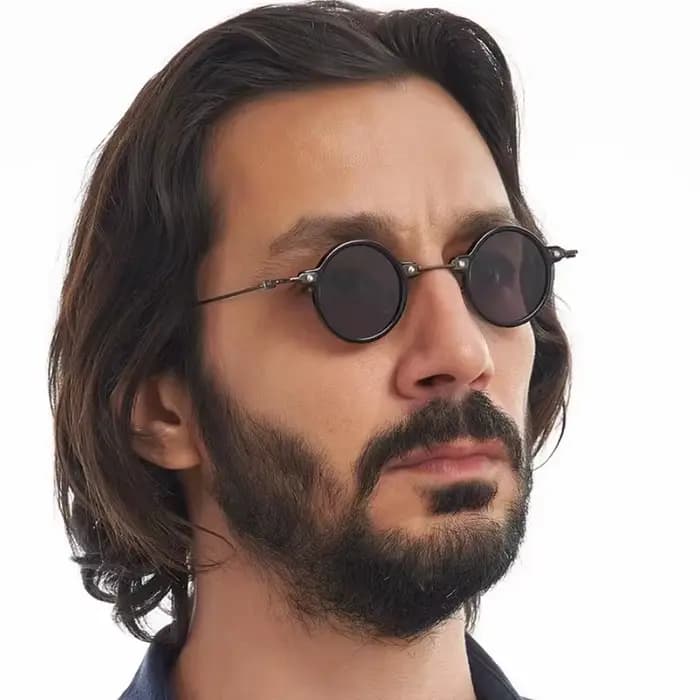 Lunettes de soleil rondes rétro pour hommes et femmes
