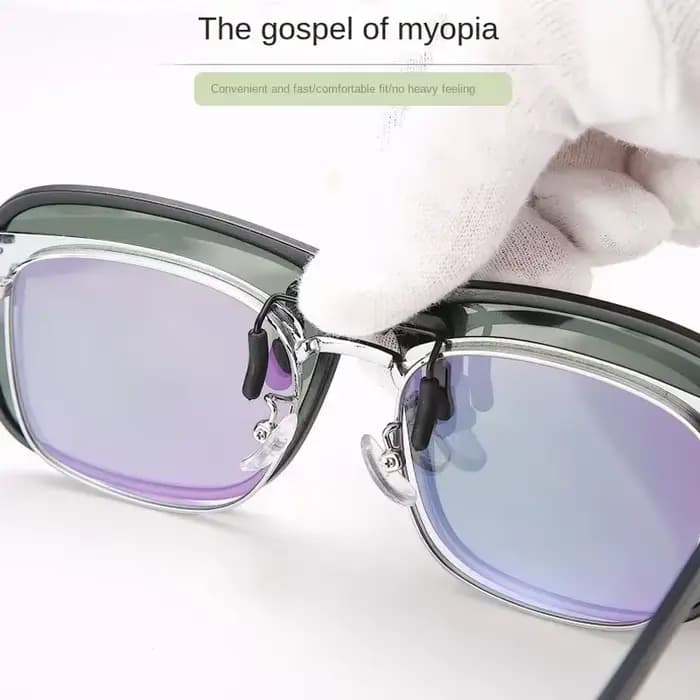 Lunettes de soleil polarisées à Clip rabattable pour la conduite