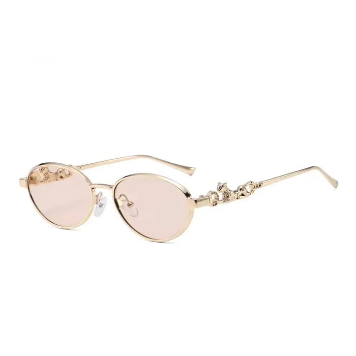 Lunettes de soleil ovales de marque pour femme