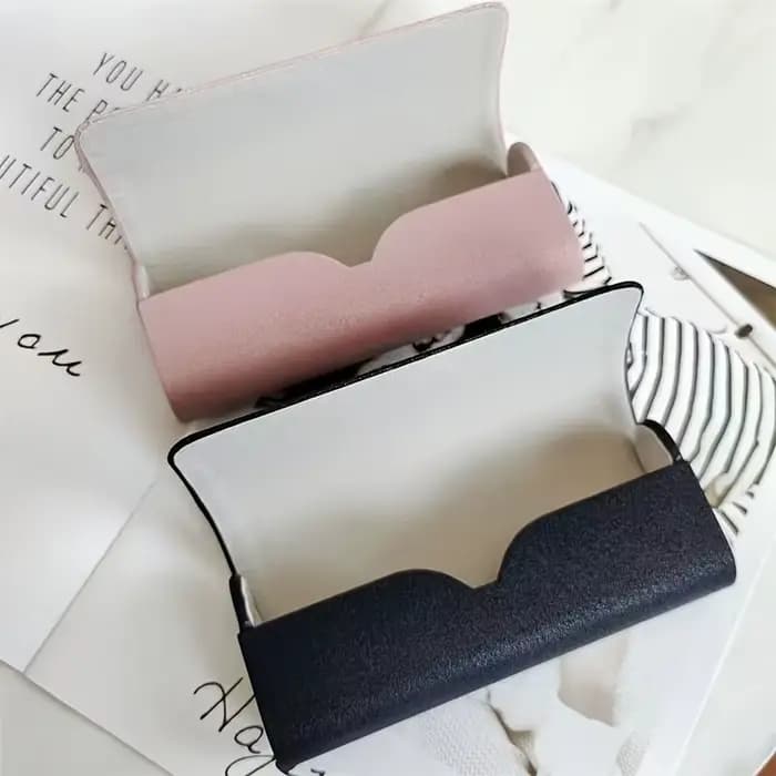 1 Étui à lunettes élégant en PVC
