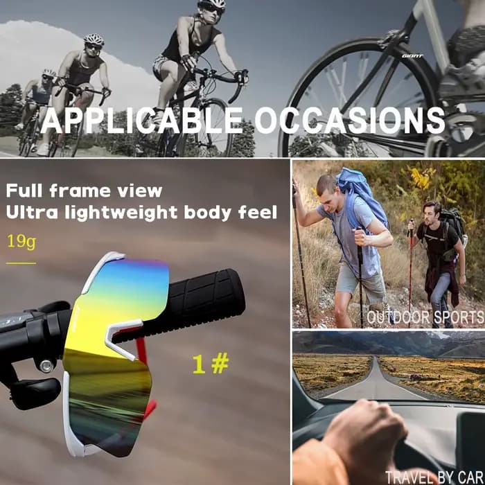Giant sport hommes femmes lunettes de soleil route vélo