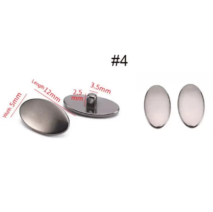 10 paires (20 pièces) plaquettes nasales antidérapantes en titane pour lunettes de soleil