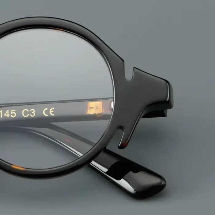 Monture de lunettes en acétate vintage pour hommes et femmes
