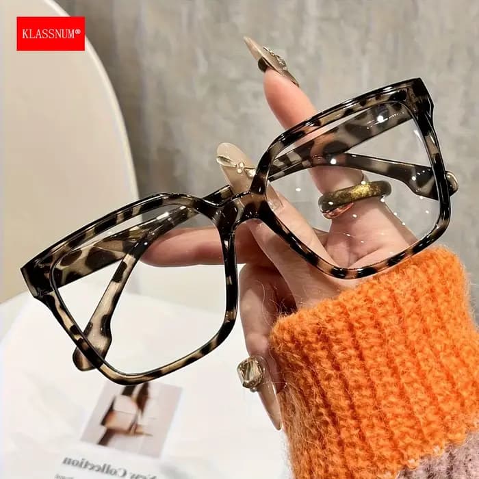 KLASSNUM – Lunettes carrées surdimensionnées tendance