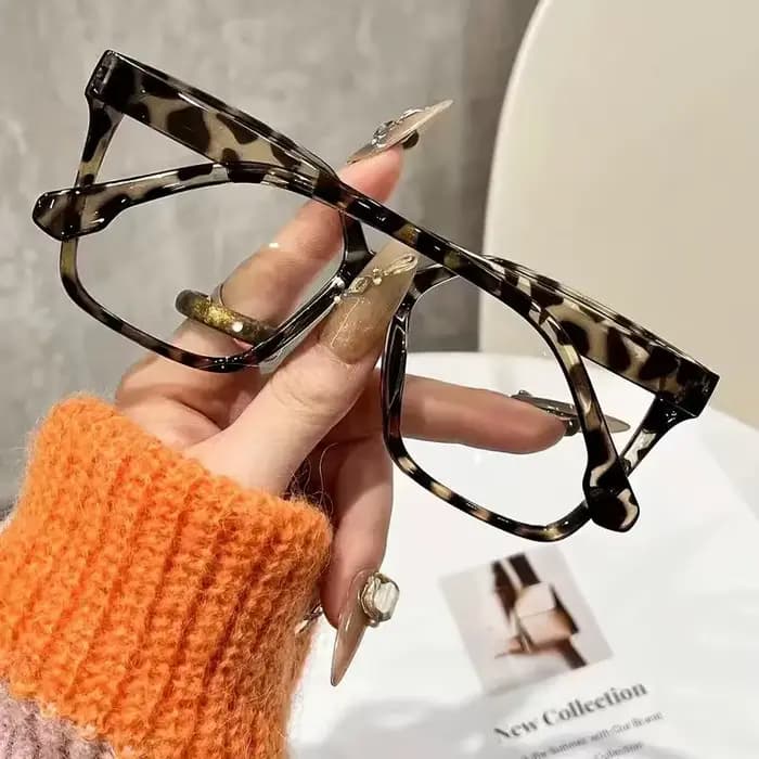 Lunettes à monture carrée classique pour femmes