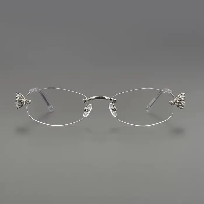 MUSKOBR – lunettes Vintage sans bords pour femmes et hommes