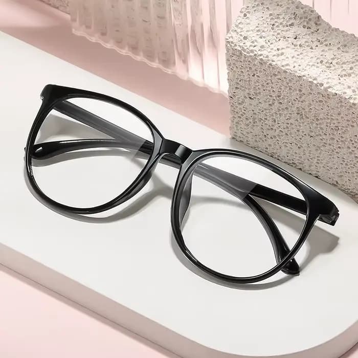 Lunettes d'ordinateur transparentes à grande monture pour femmes