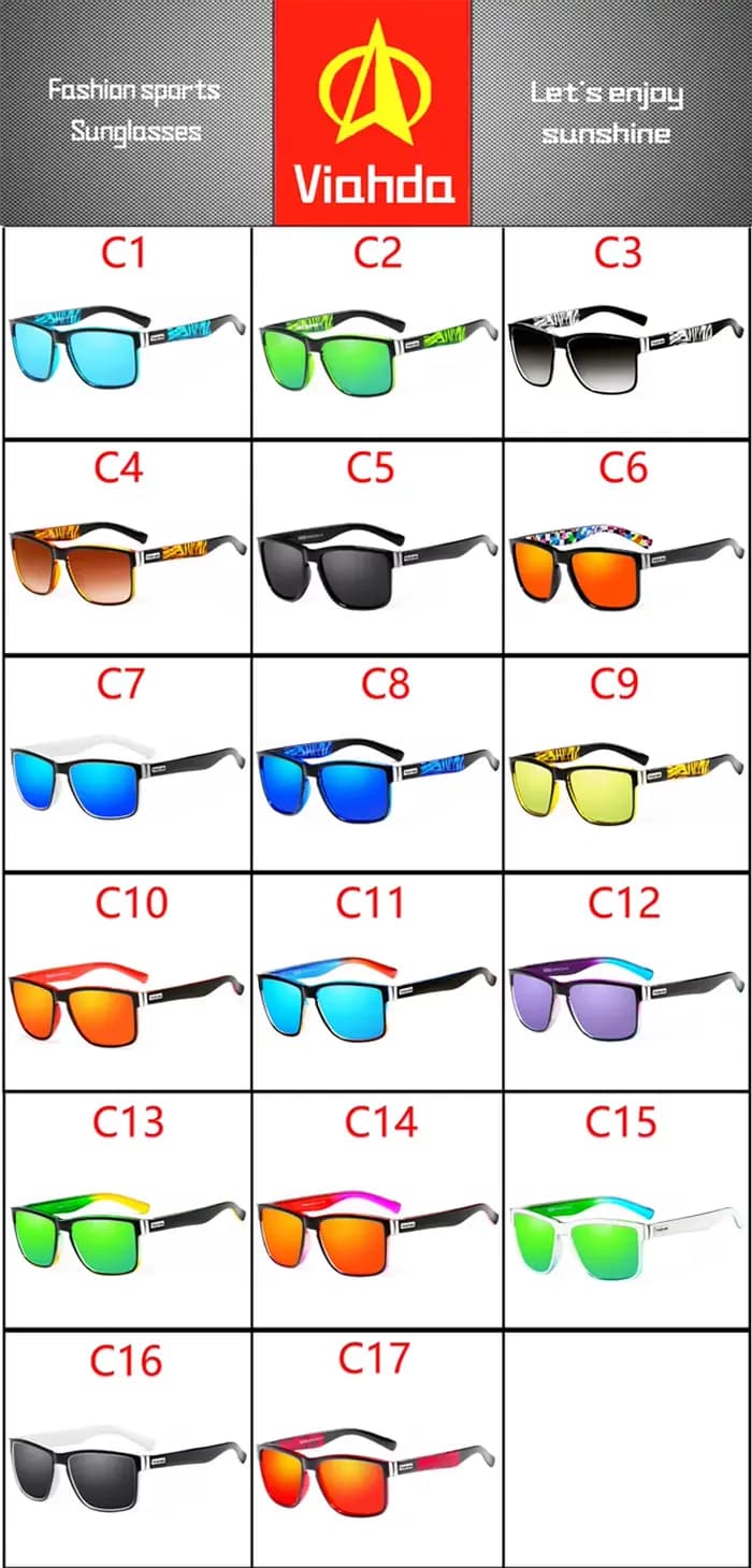 Lunettes de soleil de cyclisme VIAHDA pour l'extérieur