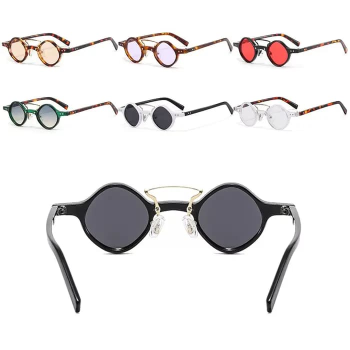 Lunettes de soleil rondes et carrées pour hommes et femmes