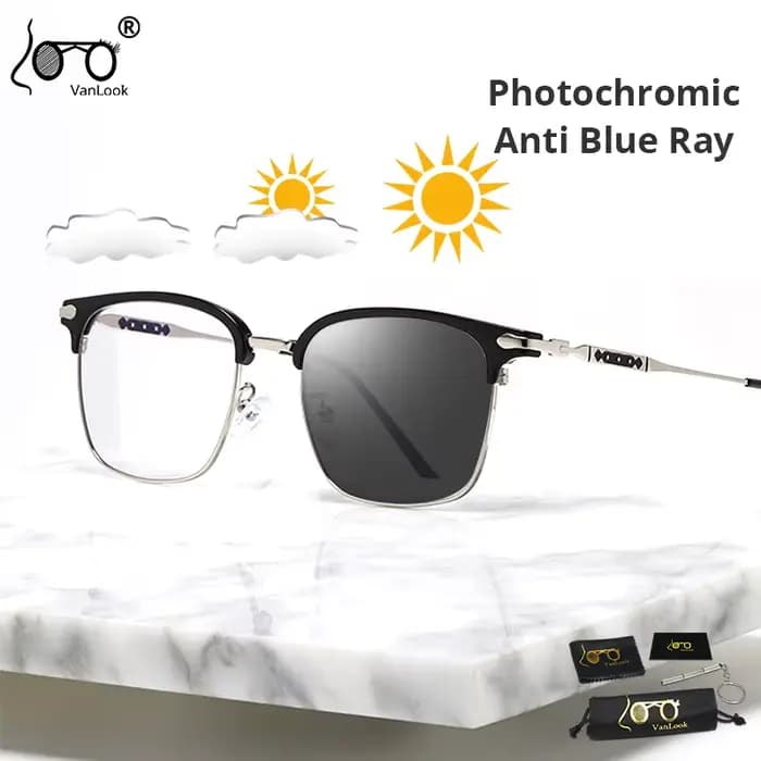 Lunettes de soleil photochromiques pour hommes et femmes