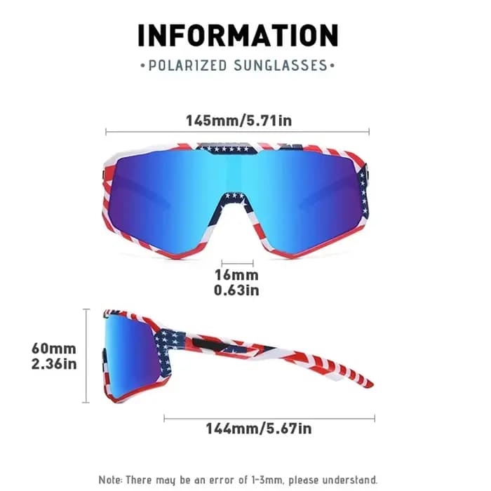 FLYING WAVES Lunettes de soleil de cyclisme Pickleball