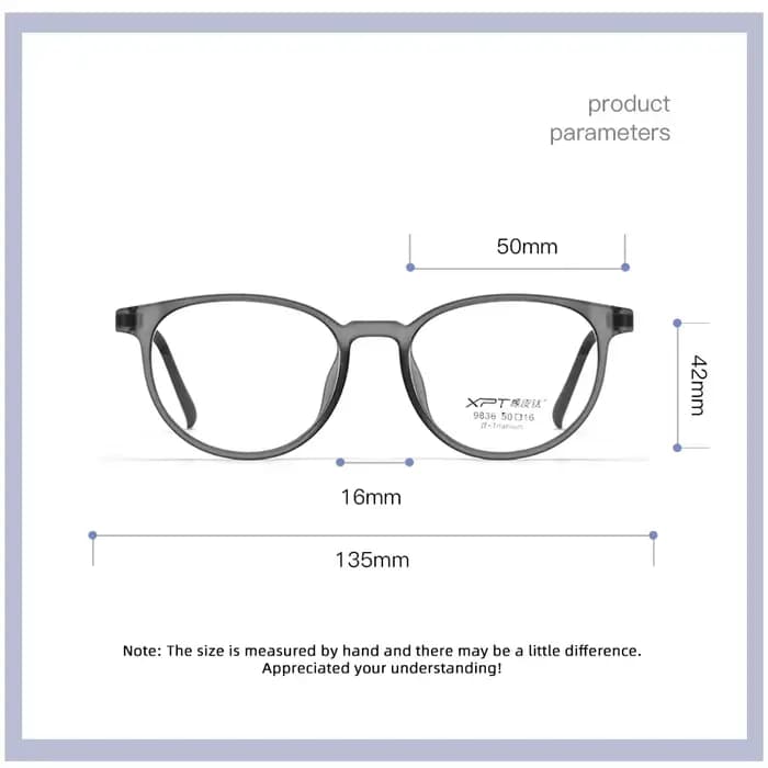 Lunettes en titane TR90 ultralégères pour femmes