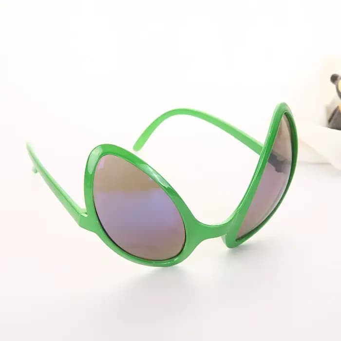 Lunettes de soleil fantaisie vertes