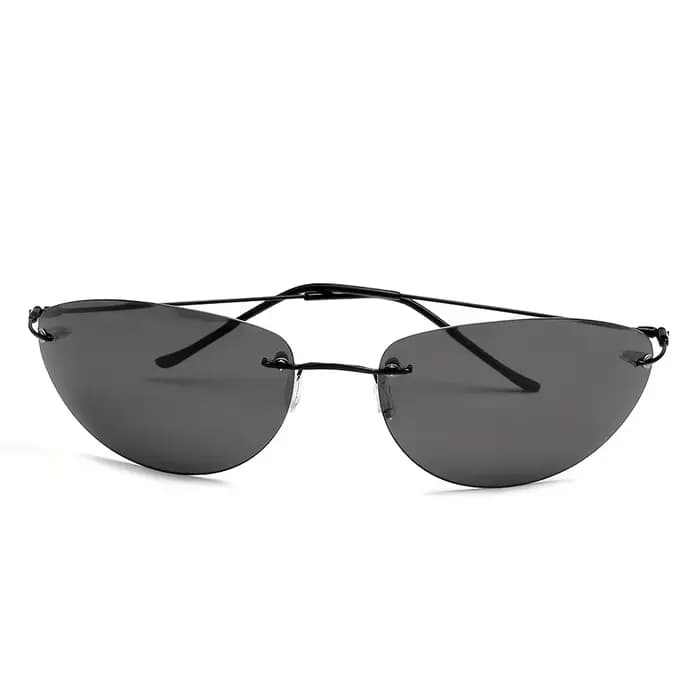 Mise à niveau Cool Matrix Smith Style lunettes De soleil polarisées ultralégères sans monture hommes conception De
