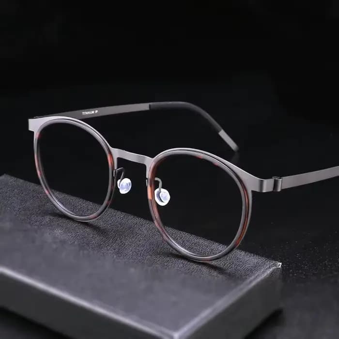 Lunettes de lecture à monture métallique de luxe pour hommes