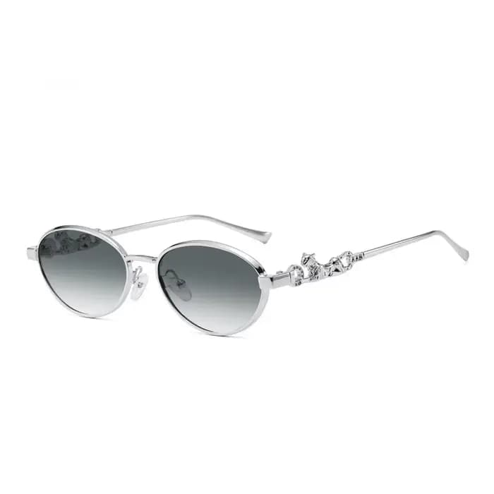 Lunettes de soleil ovales de marque pour femme