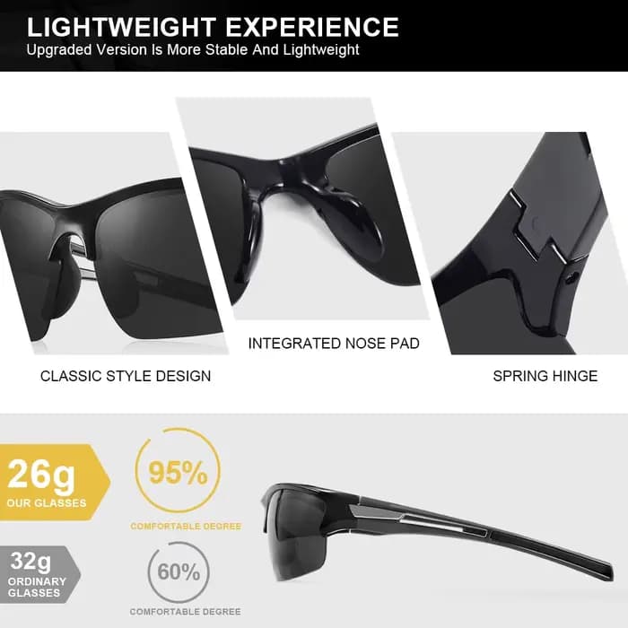 Lunettes de soleil de cyclisme en plein air pour hommes et femmes