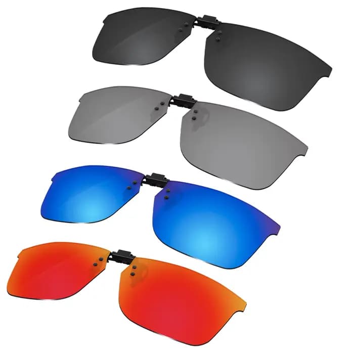 Beeyspecslab Clip de lunettes polarisées rabattables anti-éblouissement pour RayBan RB7047 56mm
