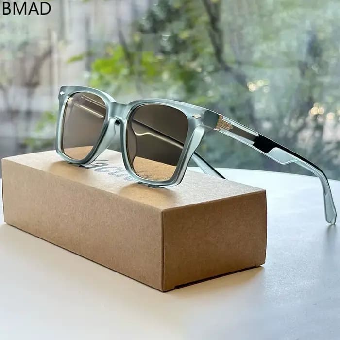 Lunettes de soleil Vintage pour hommes Oculos vacances en plein air