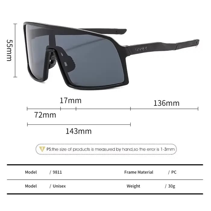 Lunettes de vélo, lunettes de soleil pour cyclisme