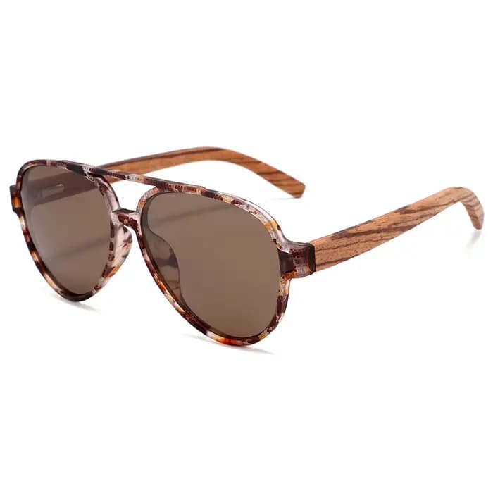 Lunettes de soleil personnalisées en bois gravées